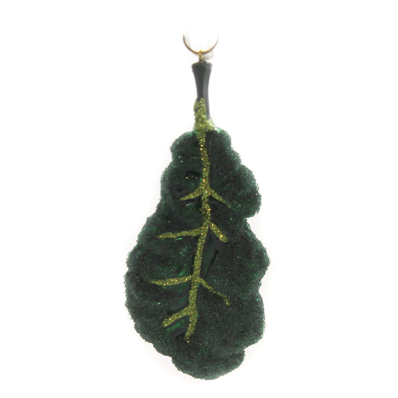 (43571) Holiday Ornaments Kale, 5.50 Inch, Leafy Greens Mustard Super Food Go4319