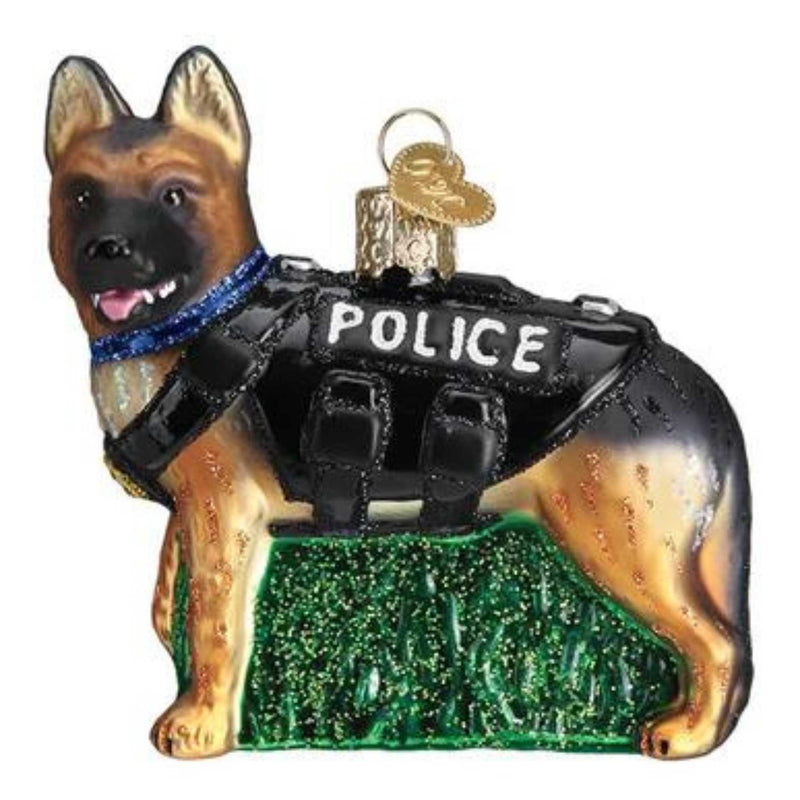 3.50 Inch K-9 Dog Ornament Police Force 12546 (43717)