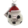 (43769) Kurt S. Adler Soccer Ball W/ Santa Hat, 3.00 Inch, Christmas World Cup Mls Team Nb0285