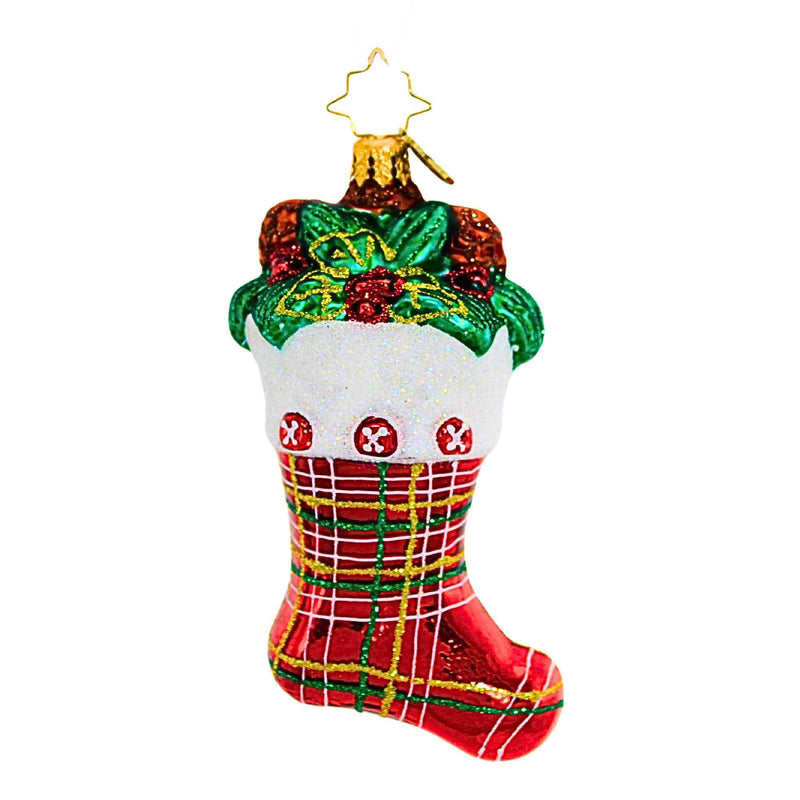 Christopher Radko Company Classic Country Stocking - - SBKGifts.com