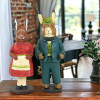 Cody Foster Vintage Rabbit Couple - - SBKGifts.com