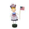 (43915) Lori Mitchell Independent Izzy, 7.75 Inch, Fire Crackers Usa Flag 12282