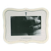 (44146) Religious White Communion Frame, 6.50 Inch, Holy Church Cross 19831