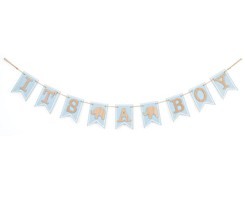 Child Related It's A Boy Banner Hanger - - SBKGifts.com