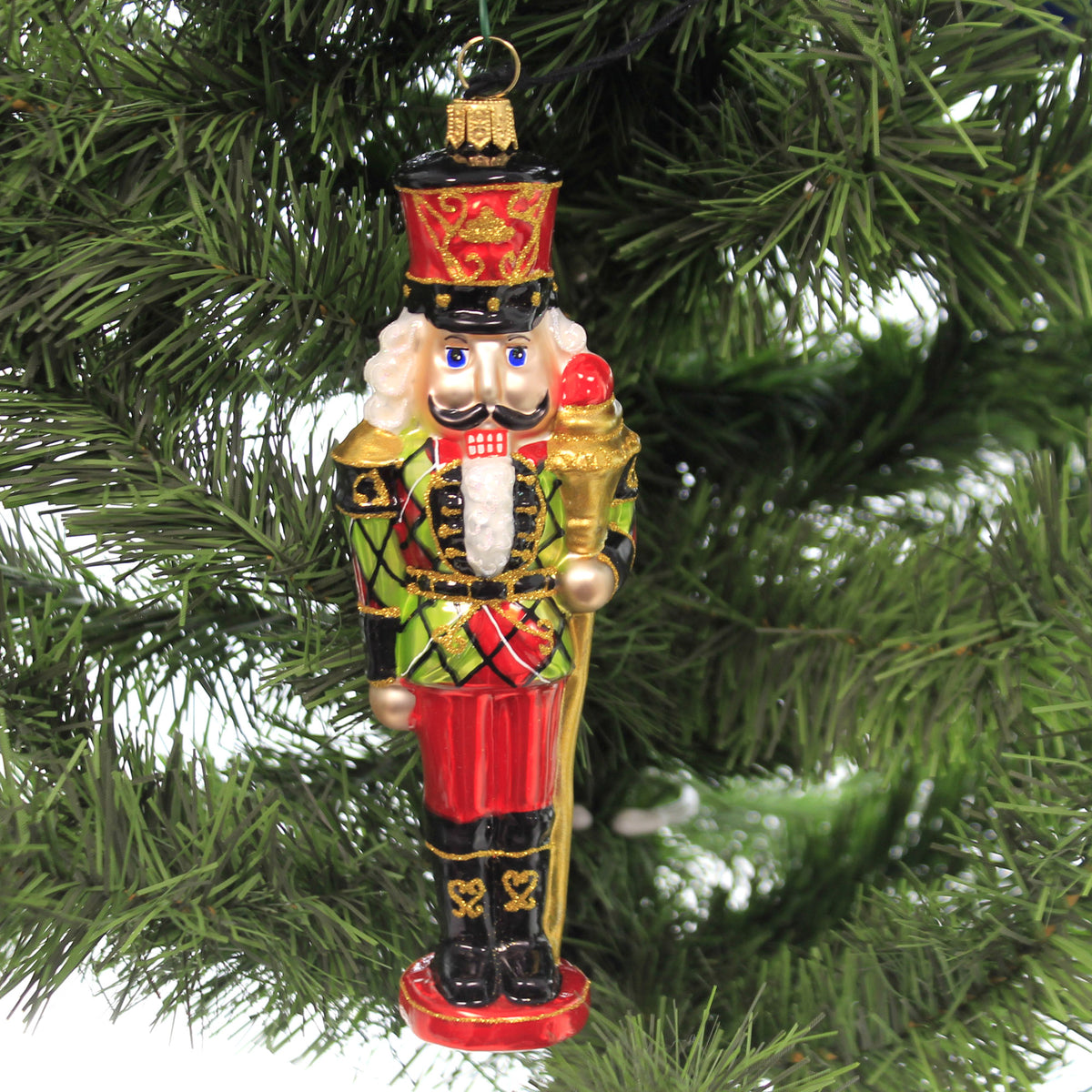 Joy To The World Tartan Plaid Nutcracker - - SBKGifts.com