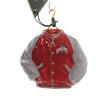 (44313) Joy To The World Scarlet & Grey School Jacket, 4.00 Inch, Ornament Ohio State Buckeye Zkp1893osu