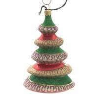 (44322) Joy To The World Ribbon Candy Tree, 4.50 Inch, Ornament Glitterazzi Sweets Zkp2660rb