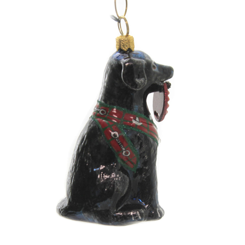 Joy To The World Black Lab In Vest - - SBKGifts.com