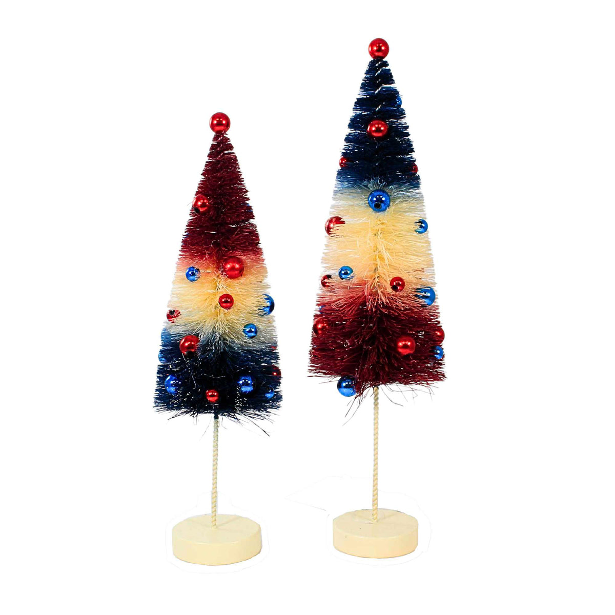 Bethany Lowe Americana Rocket Bottle Brush - - SBKGifts.com