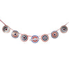 (44375) Bethany Lowe America The Beautiful Garland, 4.75 Inch, Banner Usa Tf9106