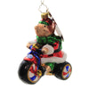 (44476) Christopher Radko Peddler Piggy, 5.00 Inch, Ornament Tricycle Pig Scooter 1020355