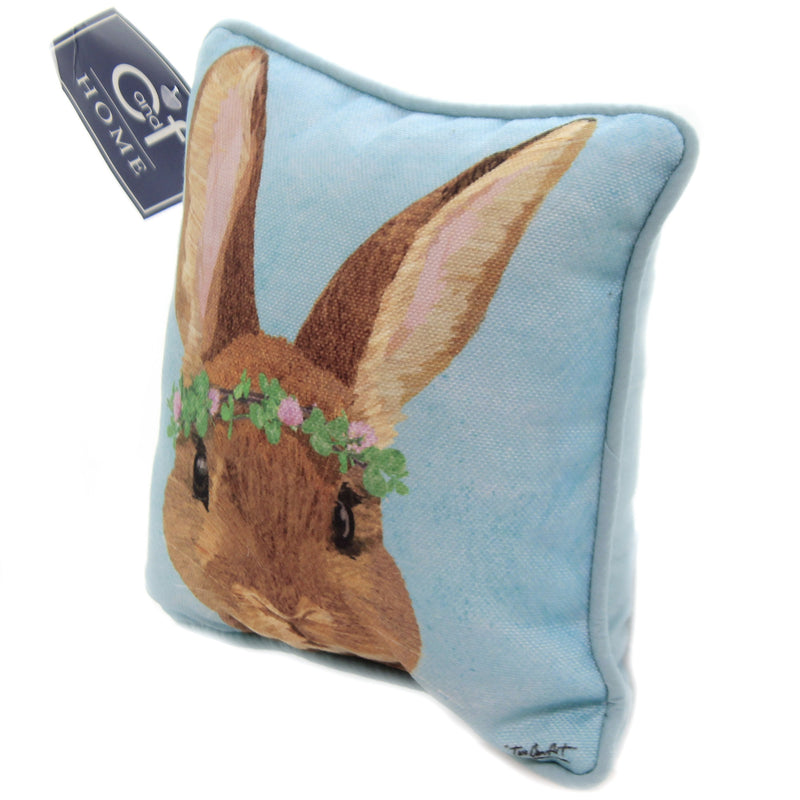 C & F Clover Bunny Pillow - - SBKGifts.com