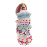 (44805) Christopher Radko Company Sweet Street Treats, 6.50 Inch, Ornament Candy Confections 1018894