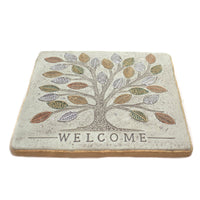 Home & Garden Welcome Plaque - - SBKGifts.com