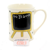 (45039) Tabletop Heat Reveal It's A Girl Mug, 4.50 Inch, Gender Reveal 6006734