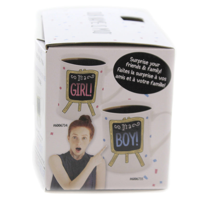 Tabletop Heat Reveal It's A Girl Mug - - SBKGifts.com