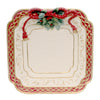 (45106) Tabletop Poinsettia Dessert Plate, 11.25 Inch, Christmas Dinner 10286.