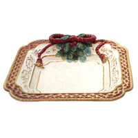 Tabletop Poinsettia Dessert Plate - - SBKGifts.com