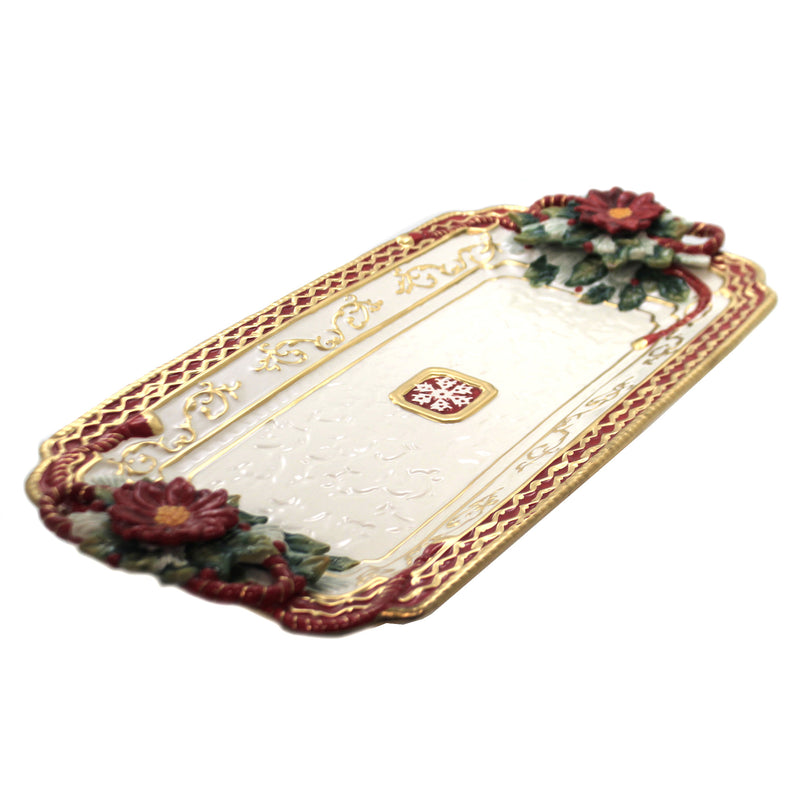 Tabletop Poinsetta Tray - - SBKGifts.com