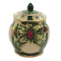 Tabletop Holly Sugar And Creamer - - SBKGifts.com