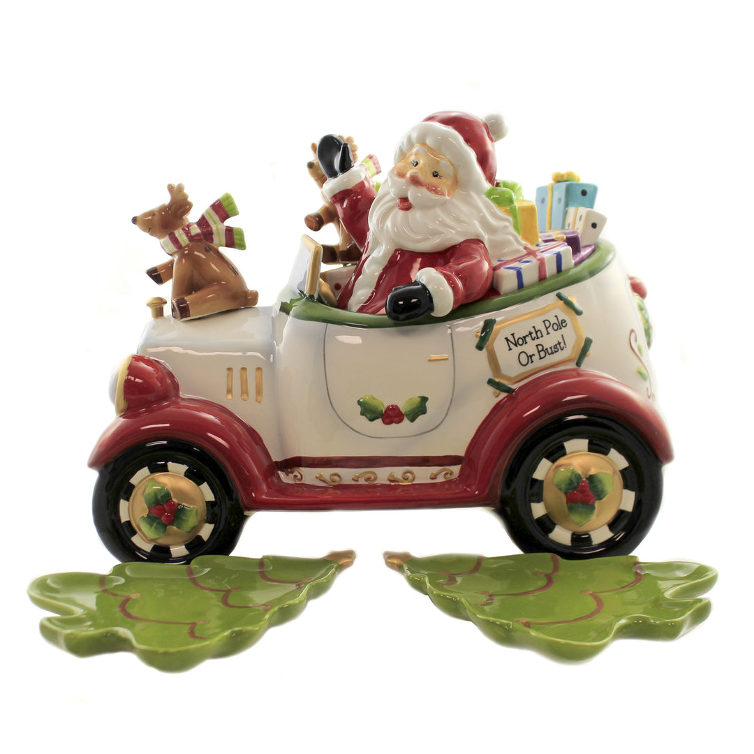 North Pole Santa Cookie Jar