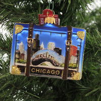 Holiday Ornaments Chicago Suitcase - - SBKGifts.com