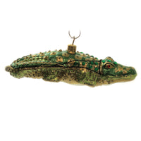 (45222) Holiday Ornaments Jeweled Crocodile, 1.75 Inch, Semiaquatic Reptiles Ppt2080030