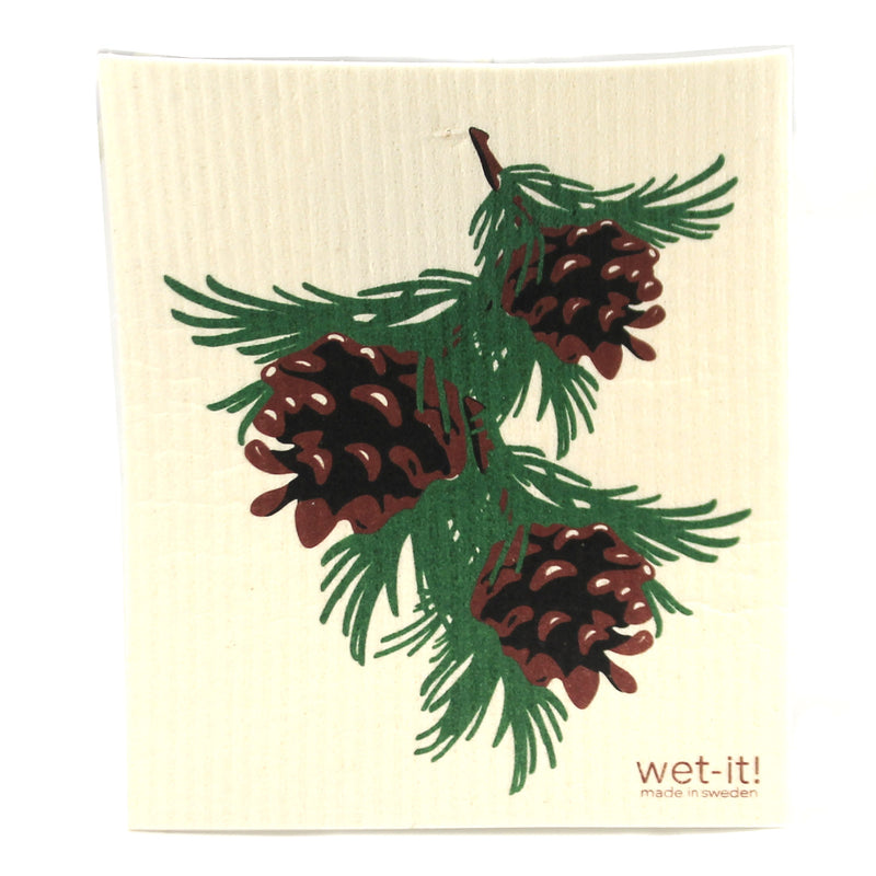 Swedish Dish Cloth Winter Cardinal Set - - SBKGifts.com