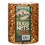 7.50 Inch Bugs Nuts And Fruit Lg Cylinder Cardinals Titmice Wrens 472 (45297)