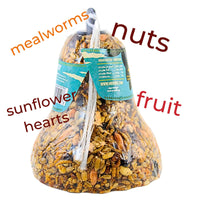 Mr. Bird Bugs Nuts & Fruit Seed Bell - - SBKGifts.com