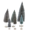 (45326) Cody Foster Spectrum Trees Winter Blue, 15.50 Inch, Bottle Brush Village Decorate Ms427wb