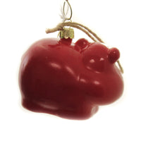 Holiday Ornament Daisy Hippo - - SBKGifts.com