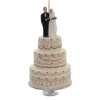 (45475) Holiday Ornament Our First Christmas Together, 6.25 Inch, Wedding Couple Cake Bride Groom Po2135