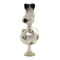 Inge Glas Bulldog Finial - - SBKGifts.com