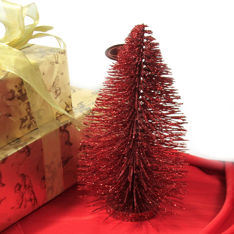 Christmas Red Glitter Tree - - SBKGifts.com