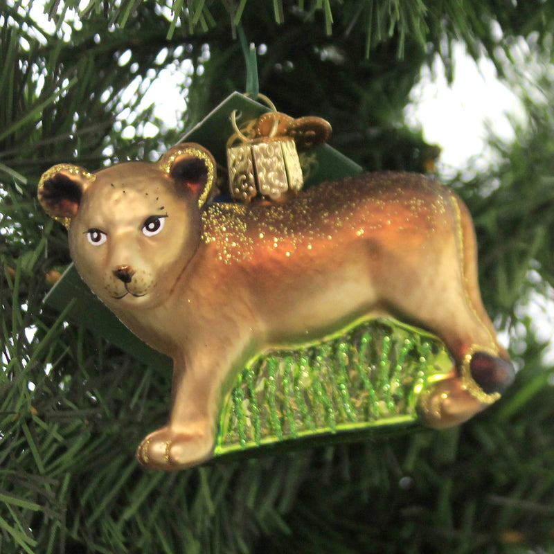 Old World Christmas Lion Cub - - SBKGifts.com