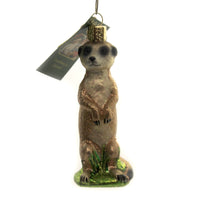 (45747) Old World Christmas Meerkat, 4.25 Inch, Ornament Underground Burrow 12577