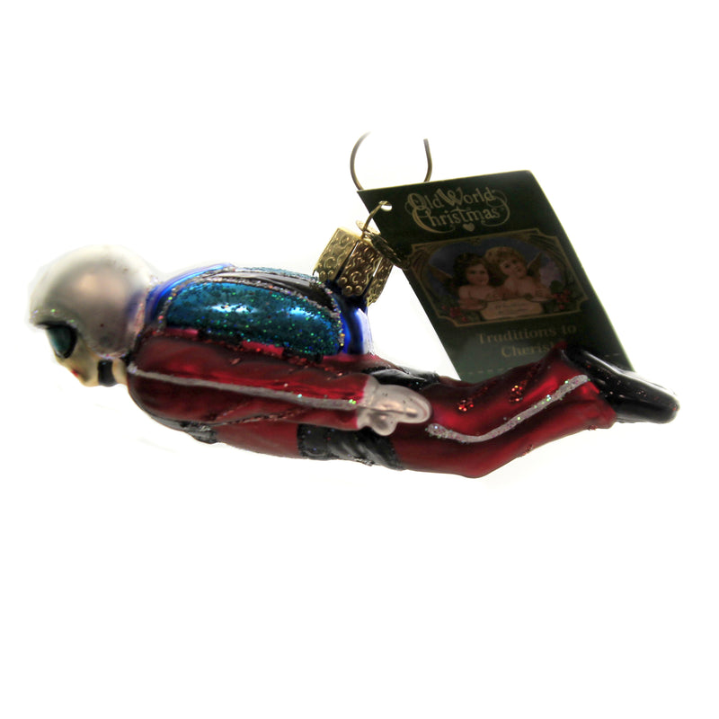 Old World Christmas Skydiver - - SBKGifts.com