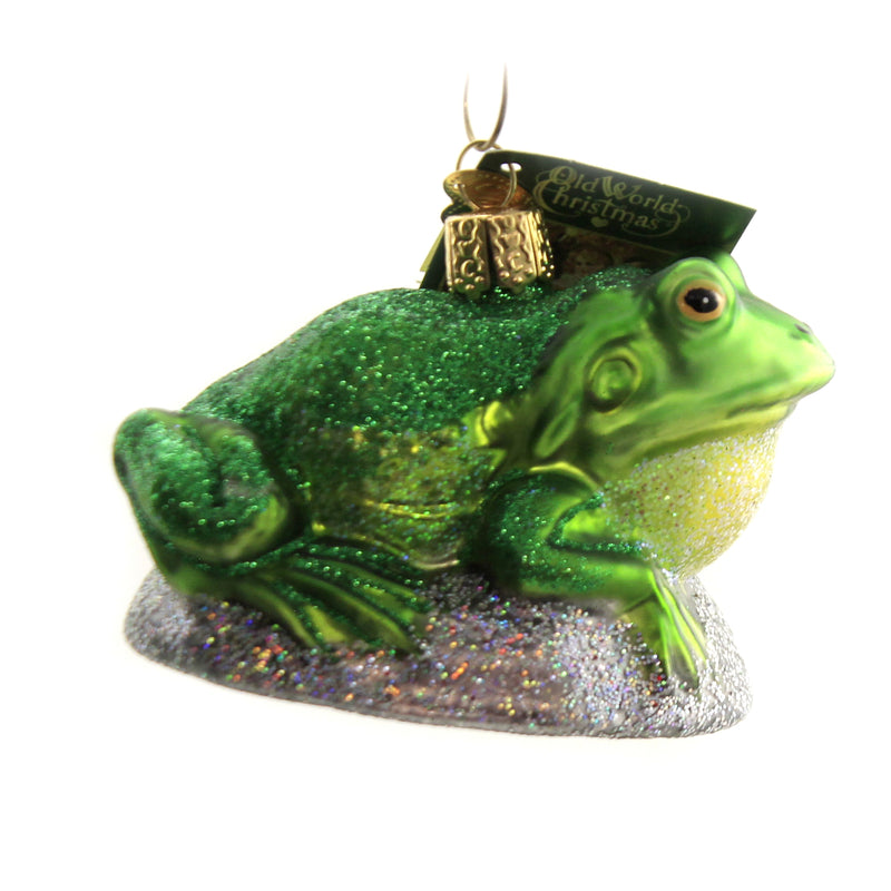 Old World Christmas Bullfrog - - SBKGifts.com