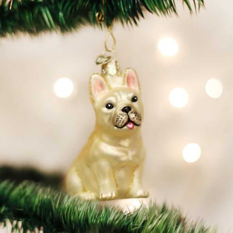 Old World Christmas French Bulldog - - SBKGifts.com