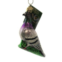 (45772) Old World Christmas Pigeon, 4.00 Inch, Ornament Navigate Skill 16134.