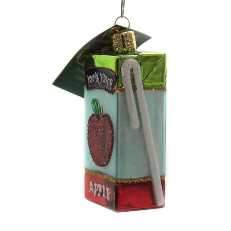 Old World Christmas Apple Juice Box - - SBKGifts.com