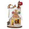 (45794) Ginger Cottages Polar Post Office, 5.00 Inch, Ornament Mail Box Penguins 80021