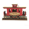 (45796) Ginger Cottages Santa's Choo Choo Caboose, 2.75 Inch, Ornament Rail Road Train 80030.