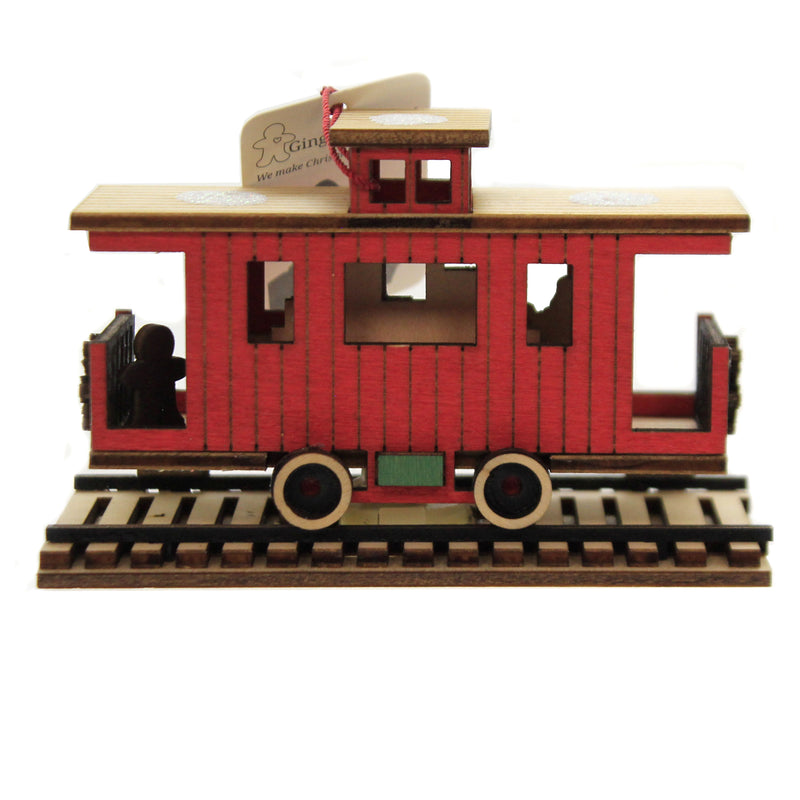 Ginger Cottages Santa's Choo Choo Caboose - - SBKGifts.com