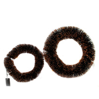 Halloween Blk/ Orange Bottle Brush Wreath - - SBKGifts.com