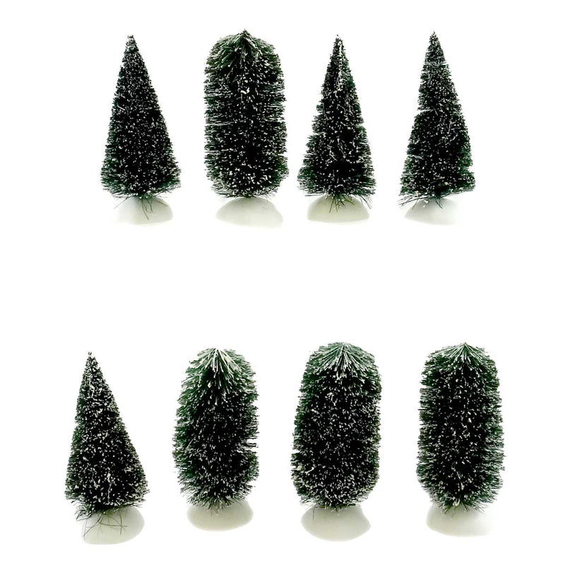 3.50 Inch Frosted Topiary Trees 52027 (4597)