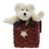 (4607) Boyds Bears Plush Starry Basketcase, 8.00 Inch, Patriotic Basket Bear Star 93690V