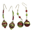 Christmas Dangle Reflector Ornament Set/4 - - SBKGifts.com