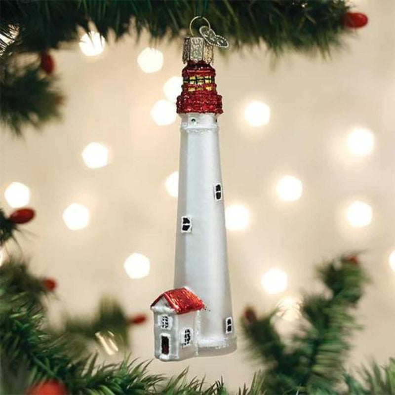 Old World Christmas Cape May Lighthouse - - SBKGifts.com